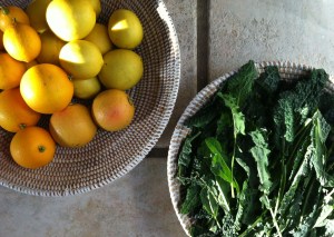 citrus and kale