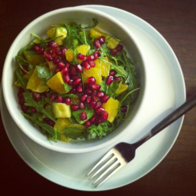 orange and pomegranate salad